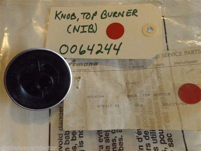 Amana Stove 0064244 Knob, Top Burner NEW IN BOX Amana Stove 0064244 Knob, Top Burner NEW IN BOX